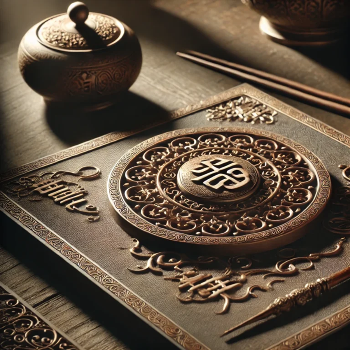 DALL·E-2025-02-14-12.31.10-A-highly-realistic-image-of-mantra-engravings-on-premium-materials-such-as-stone-wood-and-metal.-The-engravings-are-deeply-carved-with-intricate-pat-768x768