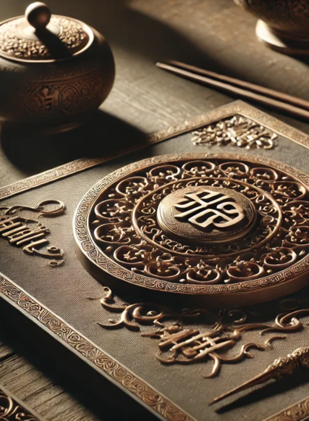 DALL·E-2025-02-14-12.31.10-A-highly-realistic-image-of-mantra-engravings-on-premium-materials-such-as-stone-wood-and-metal.-The-engravings-are-deeply-carved-with-intricate-pat-768x768